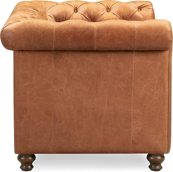 POLY & BARK Lyon Leather Lounge Chairs - Image 4