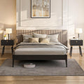Bme Dinkee King Platform Bed Frame Wood 15 Inch by Bme