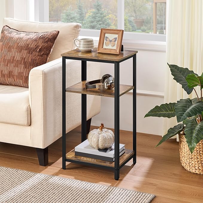 Yaheetech Tall End Table Set of 2, Small Places - Image 2