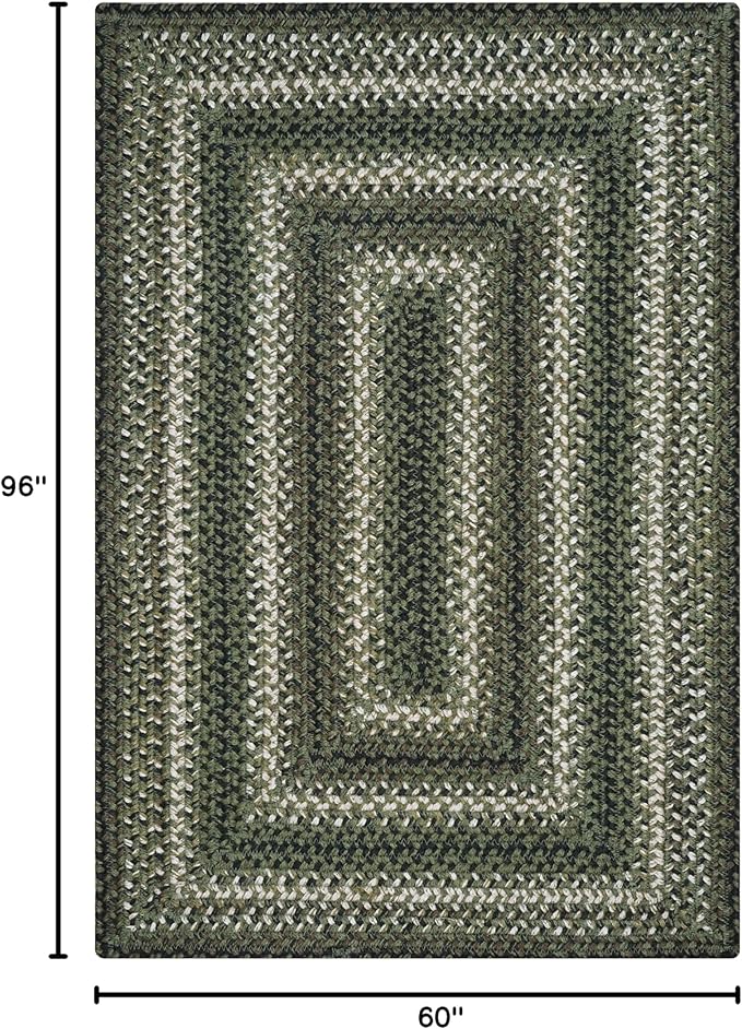 Homespice Pinecone Braided Area Rug 5x8' - Image 2
