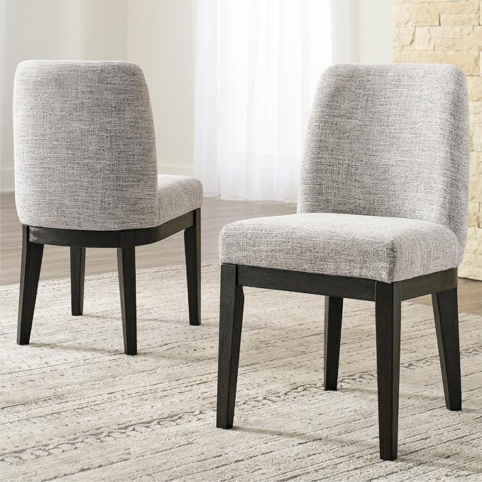 Signature Design by Ashley Burkhaus Traditional Upholstered Dining Chair - Image 2