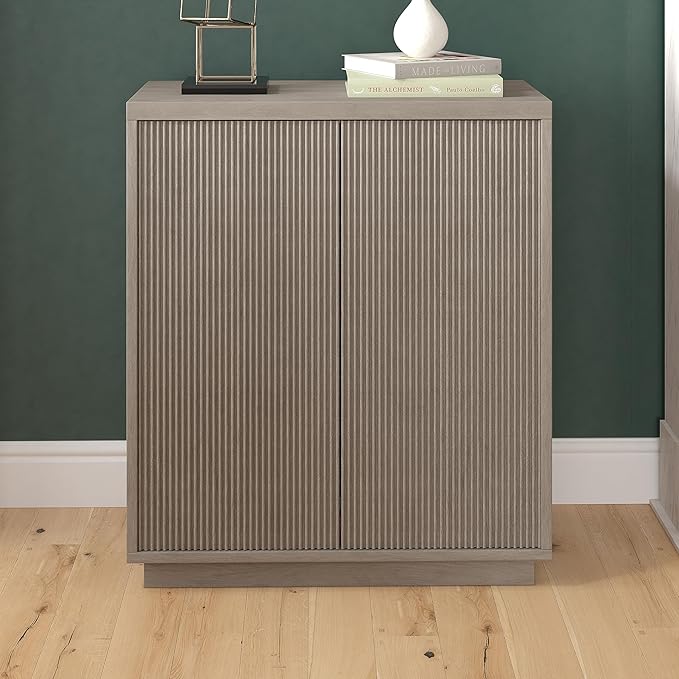 Henn&Hart 28" Wide Rectangular Accent Cabinet in Gray, - Image 11