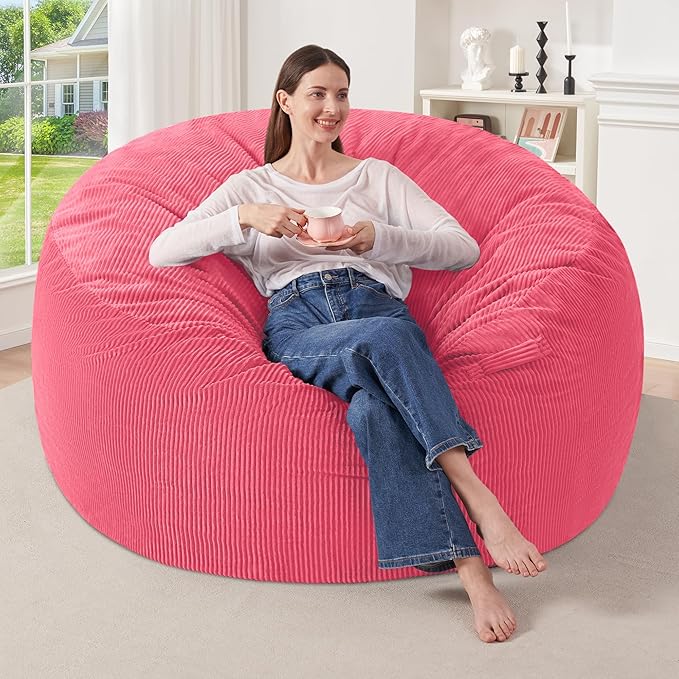 HABUTWAY 4FT Bean Bag Chair, Giant Bean Bag Chairs by HABUTWAYMakeYourLifeComfortable