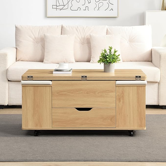 Merax Multi-Functional Lift-Top Coffee Table - Image 6