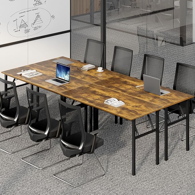 Need Home Office Desk Large Computer Desk 60 inch Sturdy Table Foldable Desk - Image 4