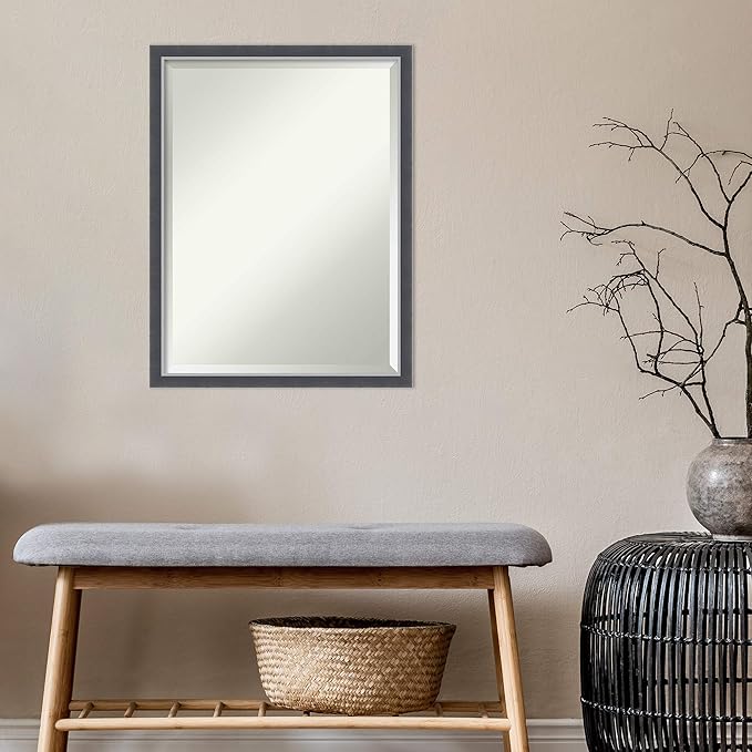 Amanti Art Black Bathroom Mirror - Image 6