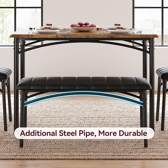 Garvee Dining Table Set for 4, Kitchen Table - Image 8