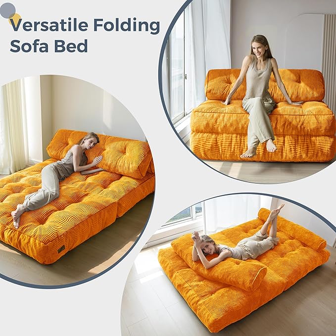 MAXYOYO Folding Sofa Bed, Convertible Sleeper Chair - Image 4