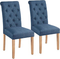 Yaheetech Dining Chairs Set of 2 Fabric Upholstered Dining Room Chairs by Yaheetech