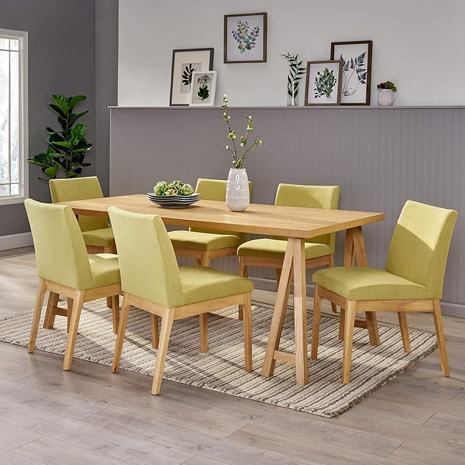 Christopher Knight Home Benson Mid-Century Modern 7 Piece Dining Set - Image 2