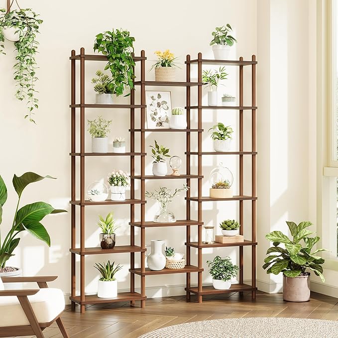 IOTXY Wooden Triple Wide Bookshelf - Image 9