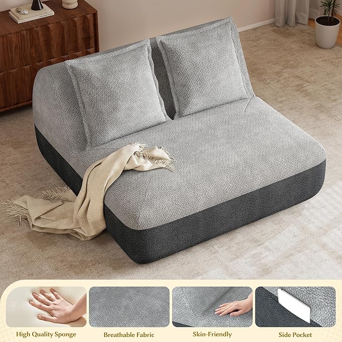 Hobestluk Small Sofa Couch Lounge Sofa Chair - Image 4