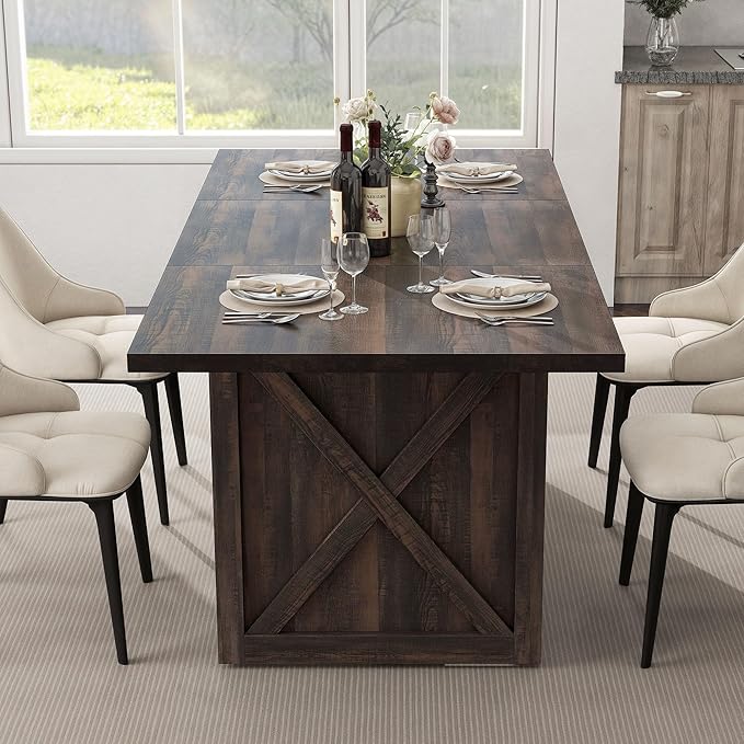 DWVO Farmhouse Large Dining Table - Image 6