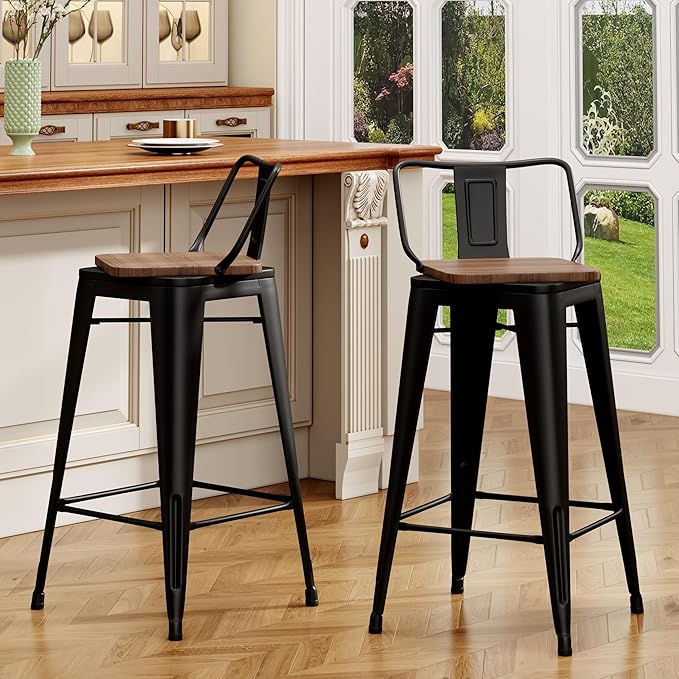 30 Inch Swivel Bar Stools Set of 2 - Image 9