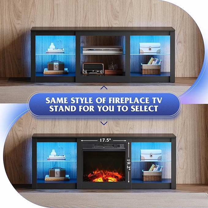 WLIVE 58 Inches Fireplace TV Stand - Image 8