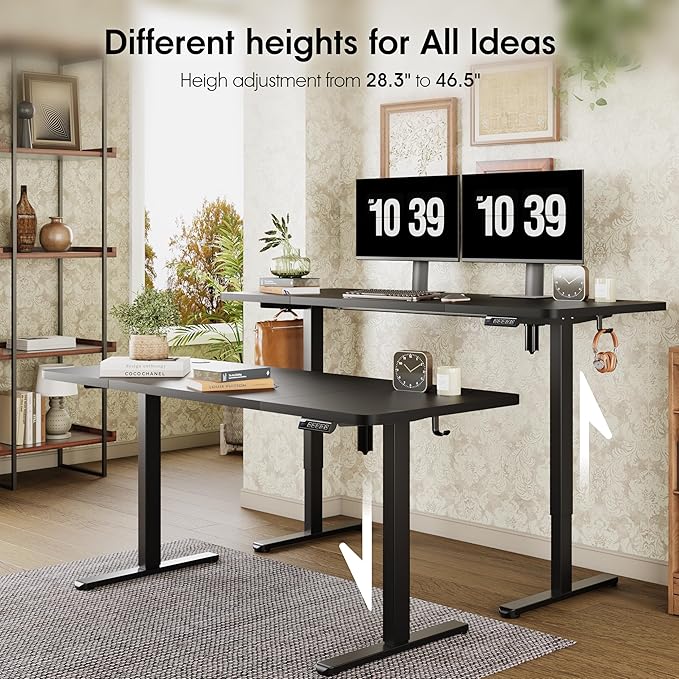 Monomi Electric Standing Desk, 71 x 31.5 inches Height Adjustable, Ergonomic - Image 4