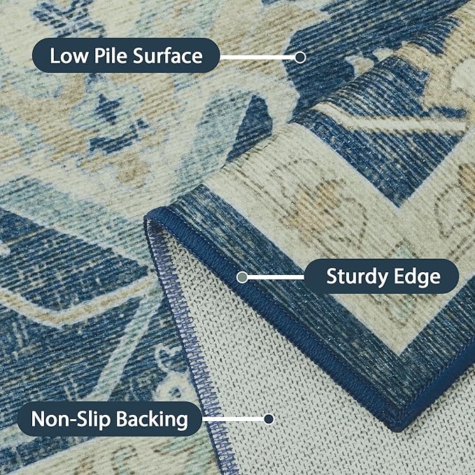 8X10 Area Rugs Machine Washable Runner Rugs - Image 5