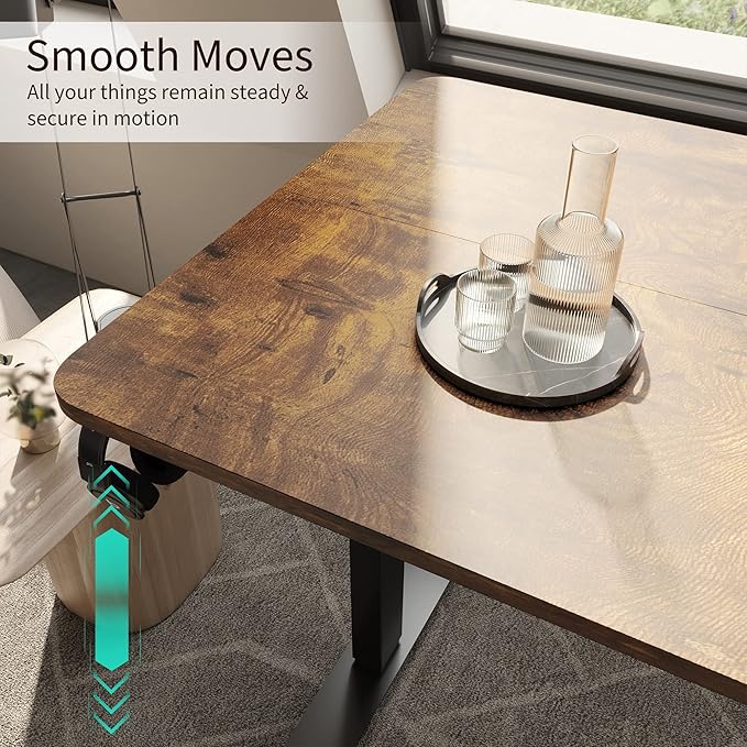 Monomi Electric Height Adjustable Standing Desk, 48x24 Inches, Ergonomic Home - Image 7