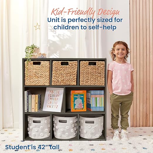 ECR4Kids Streamline 8-Compartment Storage Cabinet, Classroom Furniture - Image 5