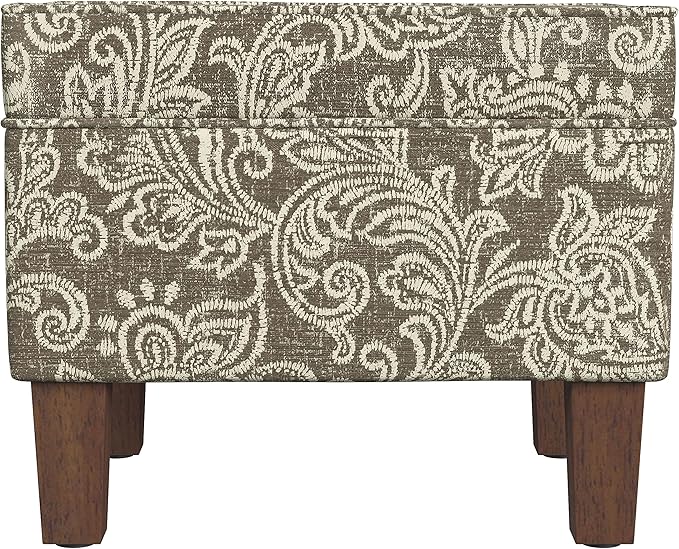 Home Decor | Dinah Collection Modern Storage Ottoman | Ottoman by Spatial+Order