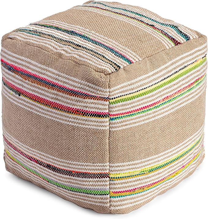 Anji Mountain 100% Handmade & Handcrafted Comfortable Home Décor Pouf Ottoman by AnjiMountain