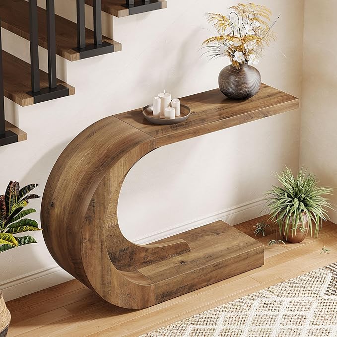Tribesigns 43.3" Mid-Century Modern Console Table - Image 7