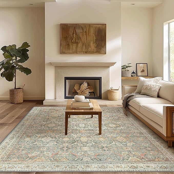5X7 Area Rugs Machine Washable Rugs - Image 3