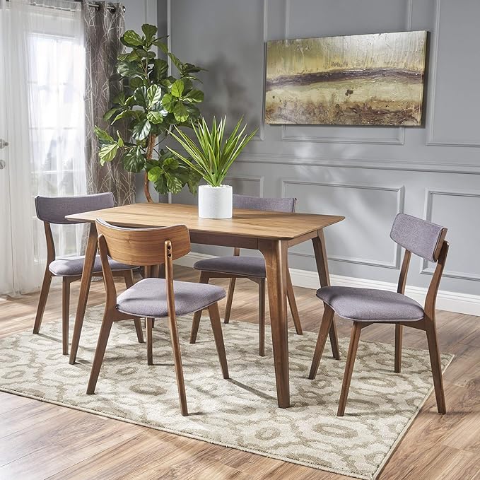 Christopher Knight Home Megann Mid-Century Wood Dining Set - Image 2