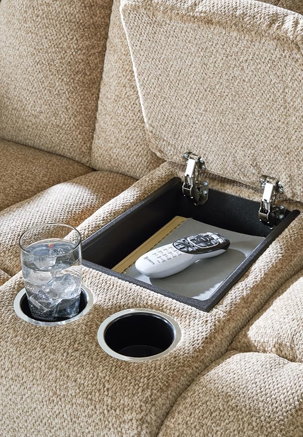 Signature Design by Ashley Tip-Off Classic Wall Hugger Power Reclining Loveseat - Image 12