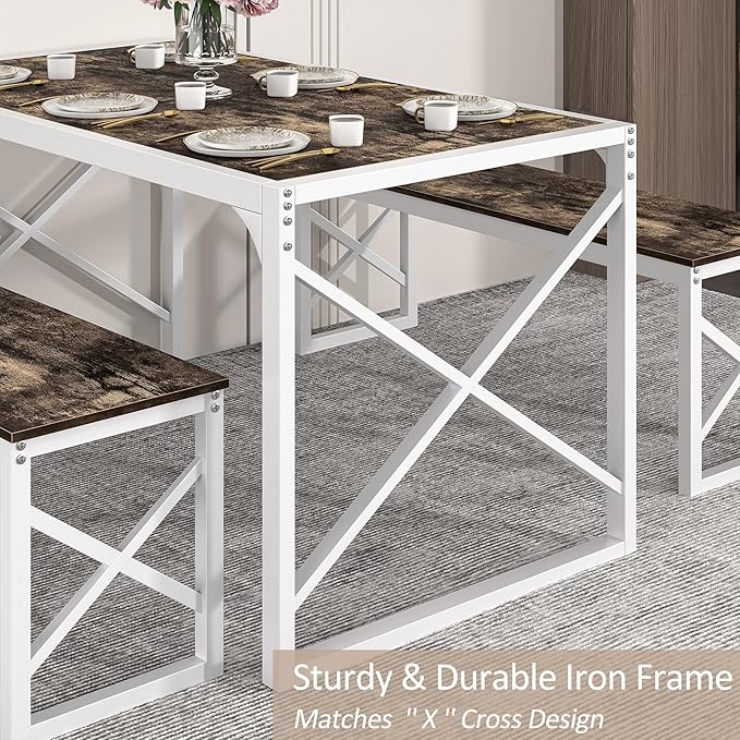 VECELO Kitchen Dining Table Set - Image 5