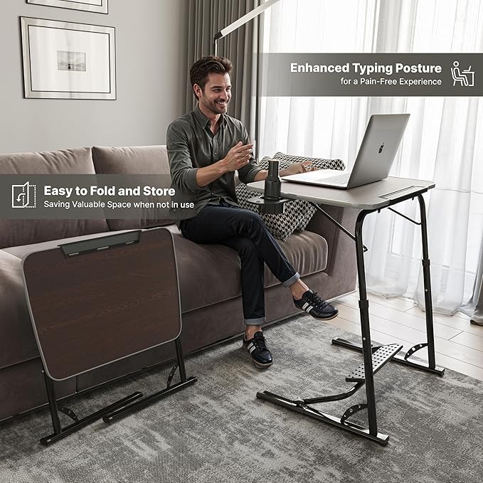 FoldWise Upgraded Folding TV Tray Table - Image 3