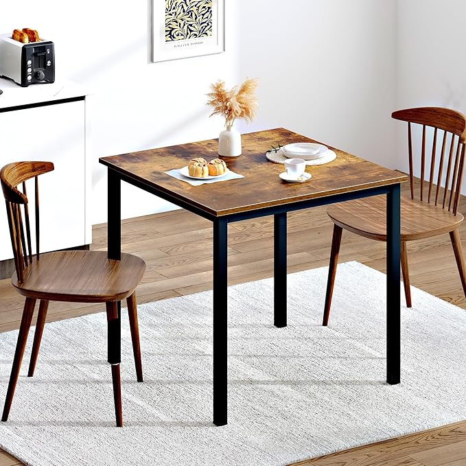 Need Small Square Dining Table- 31-1/2'' Sturdy and Heavy Duty Writing Desk - Image 2