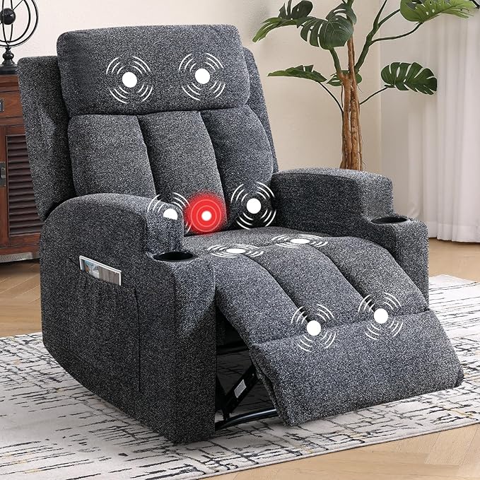 Phoenix Home Manual Recliner Chair Set of 2 - Image 2