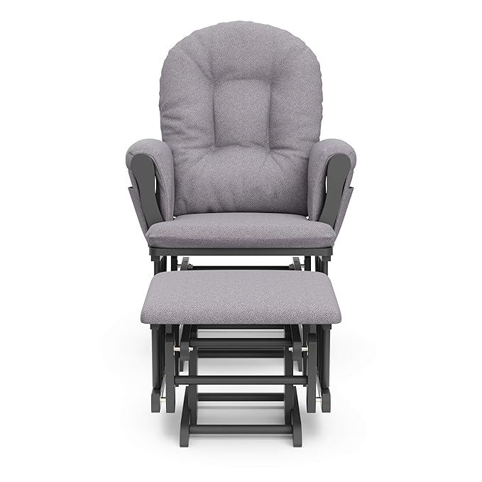 Storkcraft Premium Hoop Glider & Ottoman — GREENGUARD Gold Certified Nursery - Image 10
