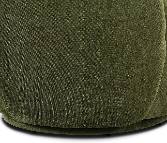 POLY & BARK Poole Lounge Chair in Distressed Green Velvet - Image 10