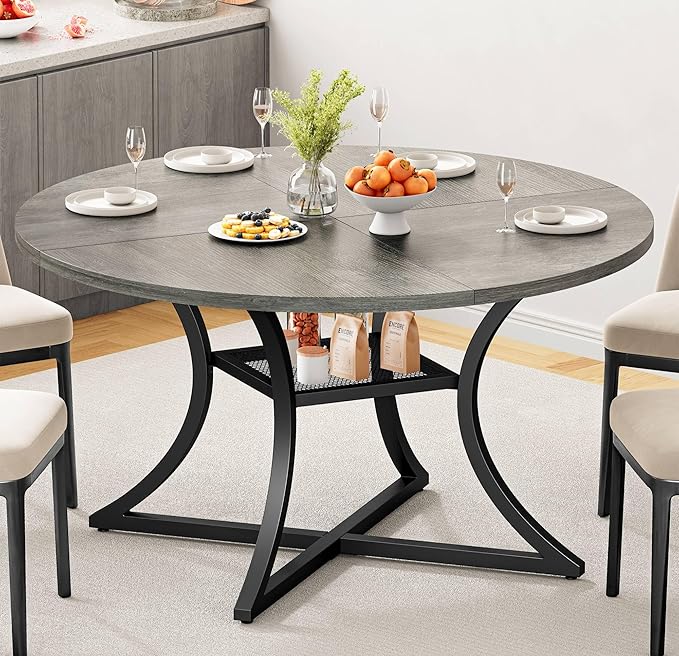 IRONCK 47.2" Round Dining Table by IRONCK