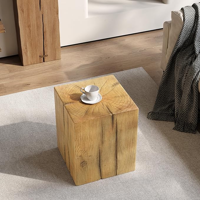 Christopher Knight Home Bard 18" Square Living Room Side Table, Wood-Like - Image 4