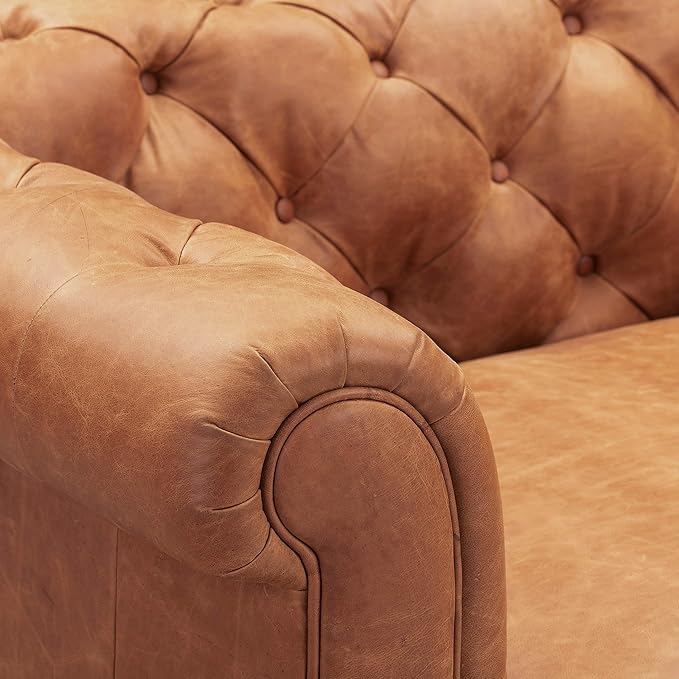 POLY & BARK Lyon Leather Lounge Chairs - Image 8