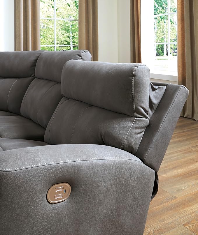 Signature Design by Ashley Next-Gen DuraPella Contemporary Faux Leather Modular - Image 14