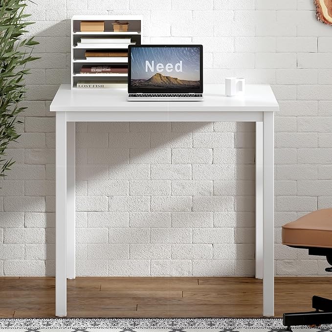 Need Small Computer Desk for Home&Office- 31.5'' Length Small Writing Desk - Image 2