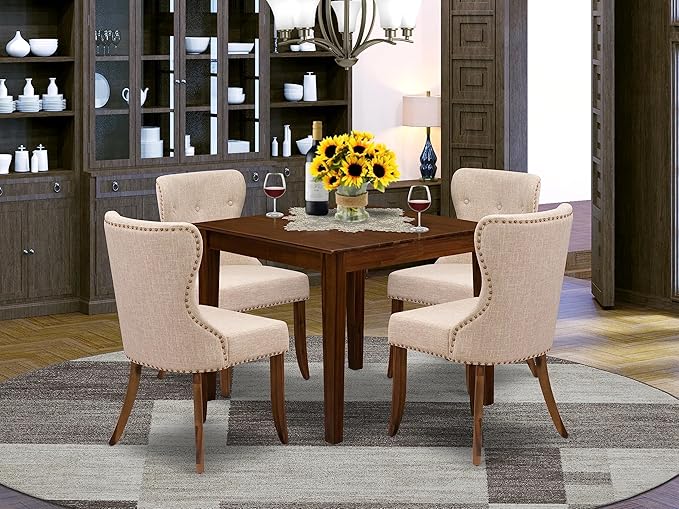East West Furniture OXSI5-AWA-04 5 Piece Dinette Set by EastWestFurniture