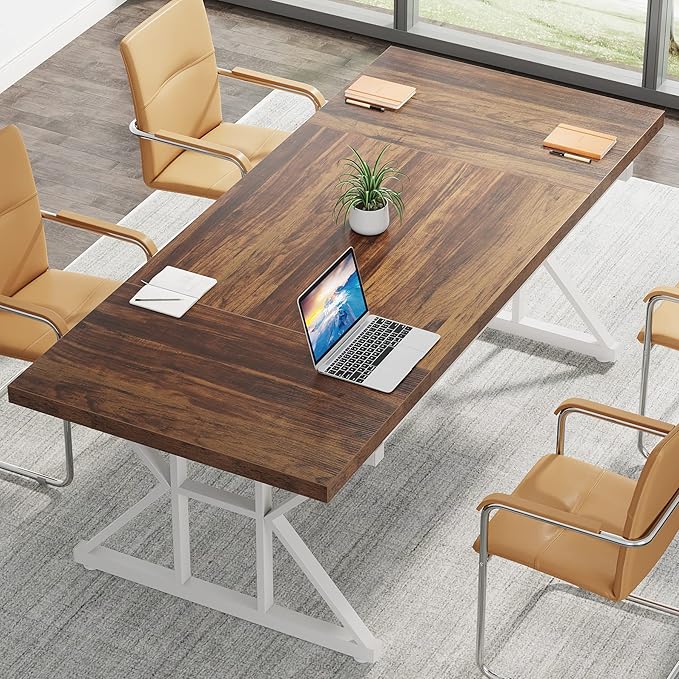 Tribesigns 70.8-Inch Executive Desk, Large Computer Office Desk Workstation - Image 8