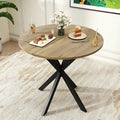 Round Dining Table, 31.5" Small Dining Table by Zevemomo