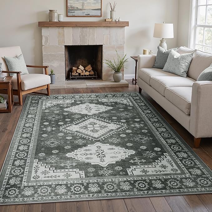 GENIMO Washable Rug 8X10 Area Rugs - Image 2