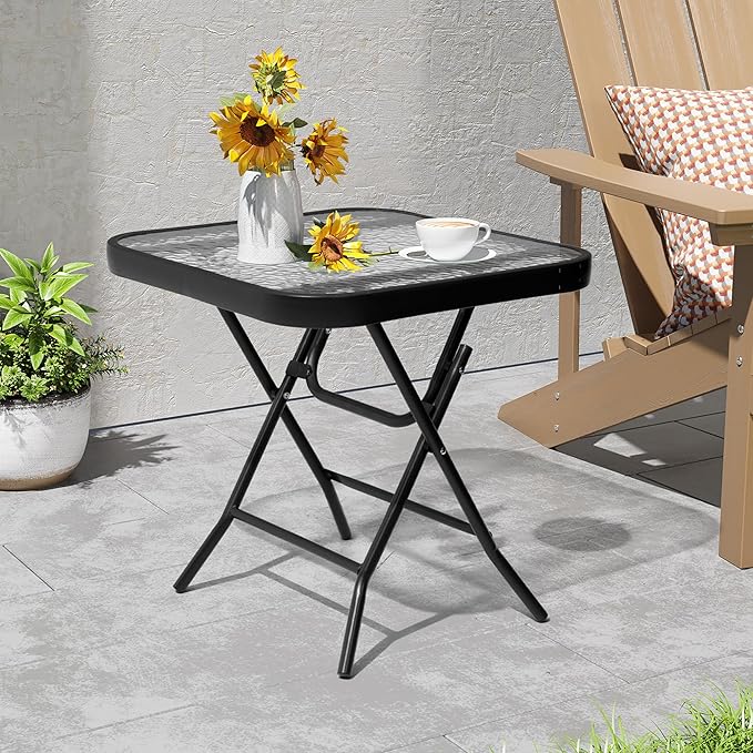 Foldable Outdoor Side Table by PATIOHIT