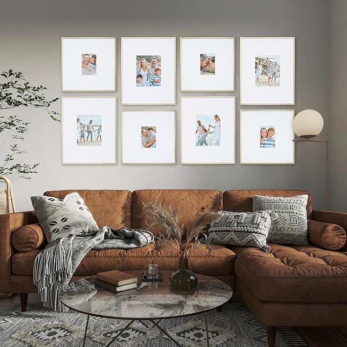 Camden Reed Arcadia 8 Piece Oversized Gallery Wall Frame, 16x20 and 16x16 Inch - Image 2