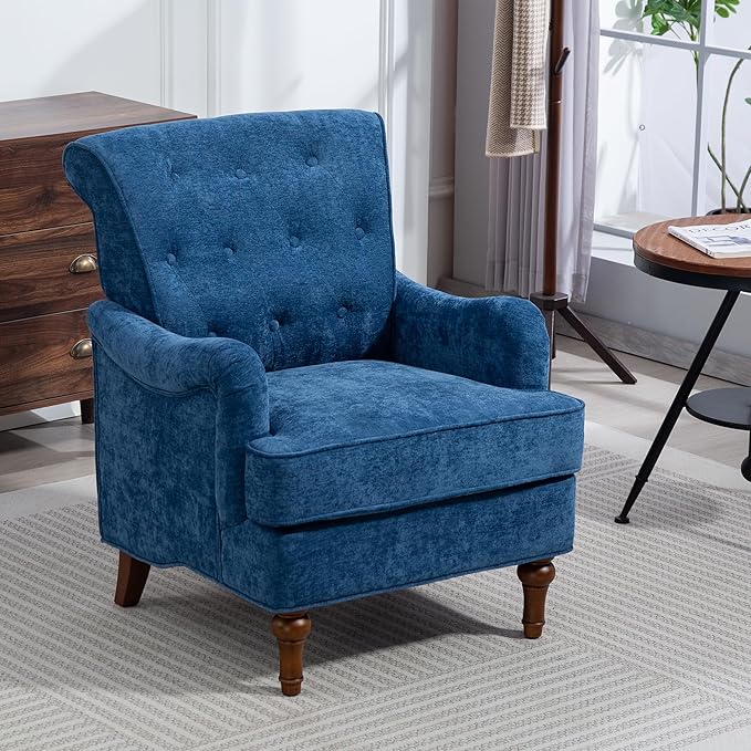 Ball & Cast Comfy Chenille Club Sofa Living Room Chairs, Accent Chair by BallCast