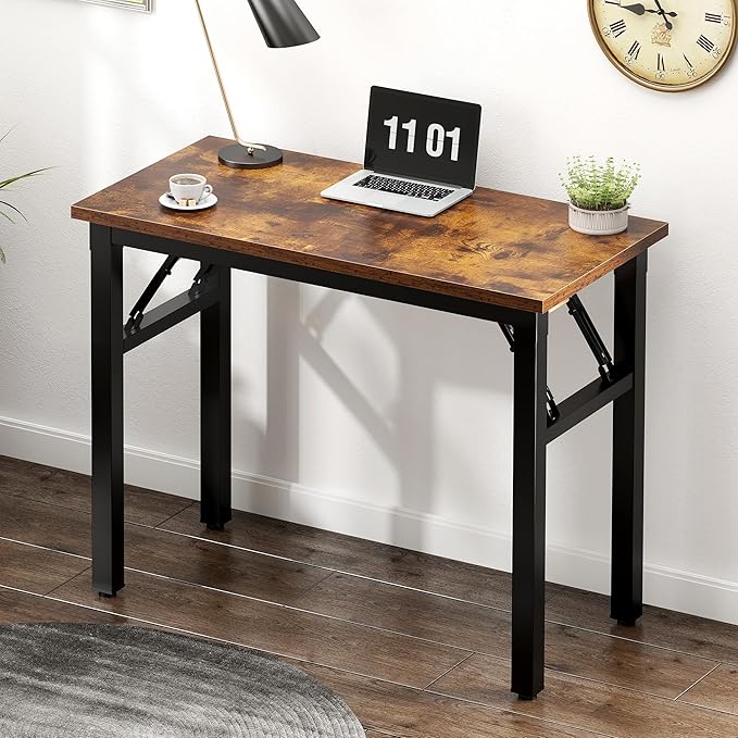 Need Computer Desk, 31.5 inches, Rustic Brown - Image 6