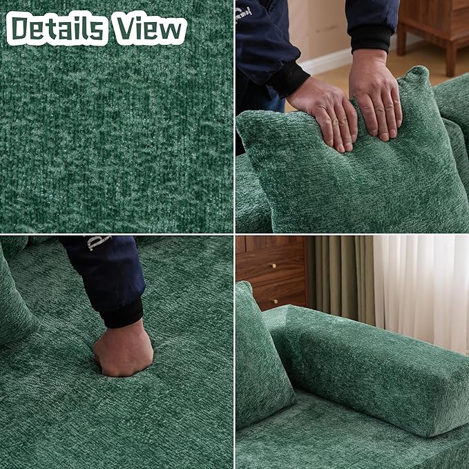 Convertible Sofa Bed, Compression Futon Sofa - Image 6