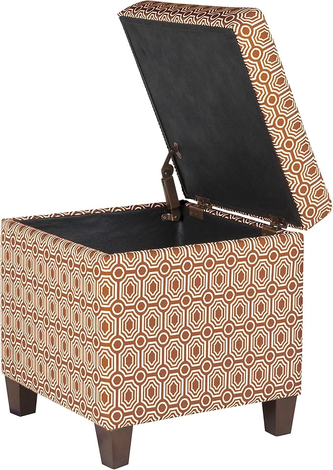 HomePop Upholstered Storage Cube Ottoman - Image 7